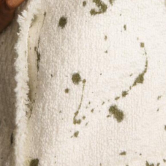 Brand New By Anthropologie Paint Splatter Tweed Bomber Jacket - Picture 4 of 6